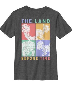 Boy’s The Land Before Time Dinosaur Squares T-Shirt