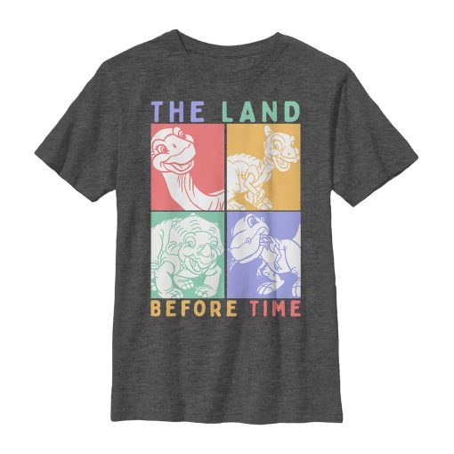 Boy’s The Land Before Time Dinosaur Squares T-Shirt