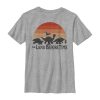 Boy’s The Land Before Time Retro Friend Silhouette T-Shirt