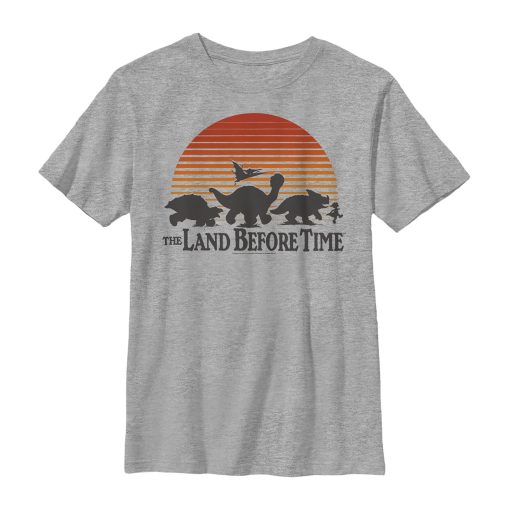 Boy’s The Land Before Time Retro Friend Silhouette T-Shirt