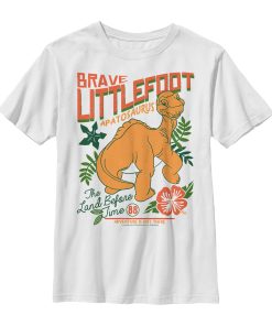 Boy’s The Land Before Time Tropical Littlefoot Poster T-Shirt