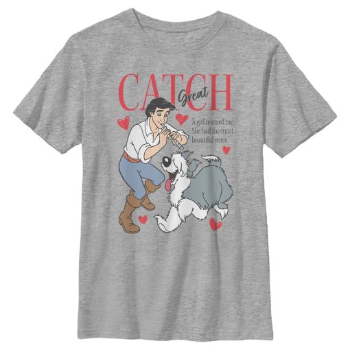 Boy’s The Little Mermaid Prince Eric Great Catch T-Shirt