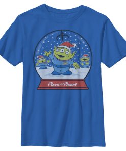 Boy’s Toy Story Christmas Alien Snow Globe T-Shirt