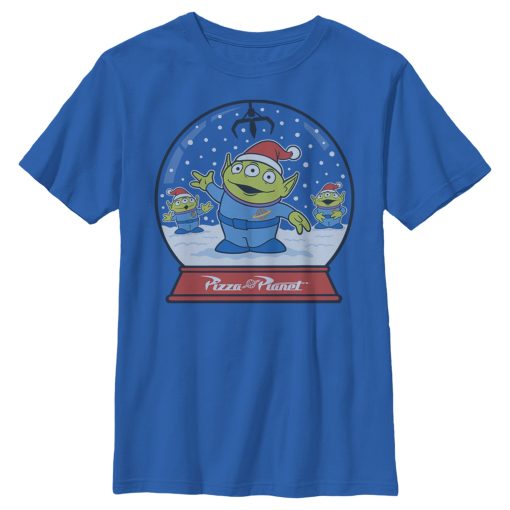 Boy’s Toy Story Christmas Alien Snow Globe T-Shirt