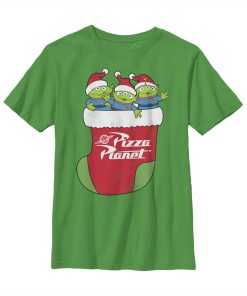 Boy’s Toy Story Christmas Alien Stocking T-Shirt