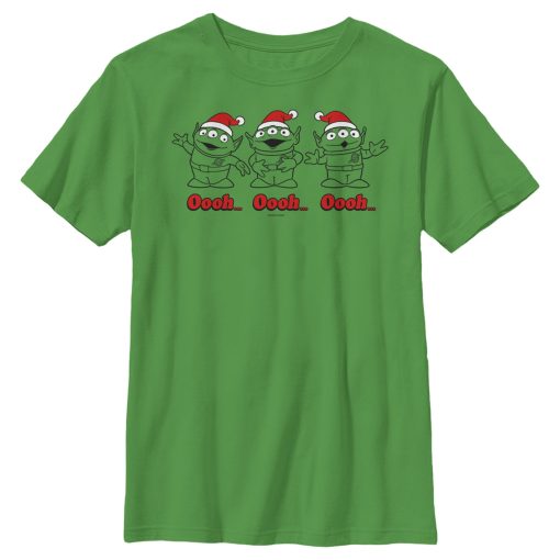 Boy’s Toy Story Christmas Santa Aliens T-Shirt