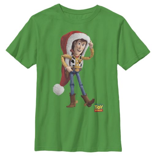 Boy’s Toy Story Christmas Woody Santa Claus T-Shirt