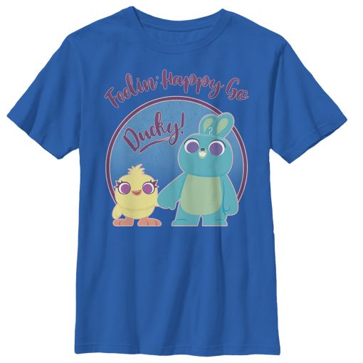 Boy’s Toy Story Ducky & Bunny Feelin’ Happy T-Shirt