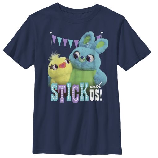 Boy’s Toy Story Ducky & Bunny Stick With Us BFFs T-Shirt