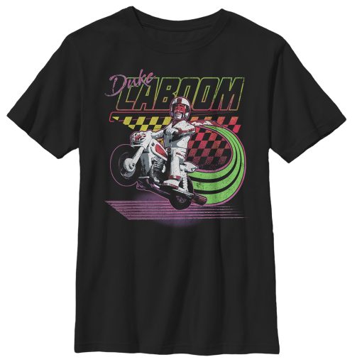 Boy’s Toy Story Duke Caboom Neon Race T-Shirt