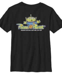 Boy’s Toy Story Pizza Planet Alien Slogan T-Shirt