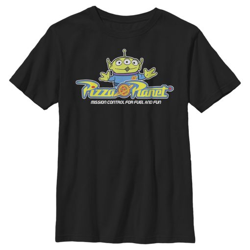 Boy’s Toy Story Pizza Planet Alien Slogan T-Shirt