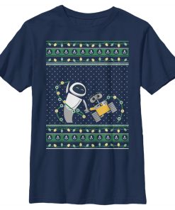 Boy’s Wall-E Eve Ugly Sweater T-Shirt