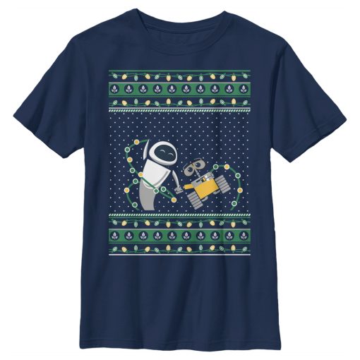 Boy’s Wall-E Eve Ugly Sweater T-Shirt