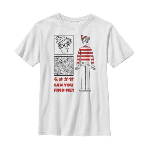 Boy’s Where’s Waldo Kanji Can You Find Me T-Shirt