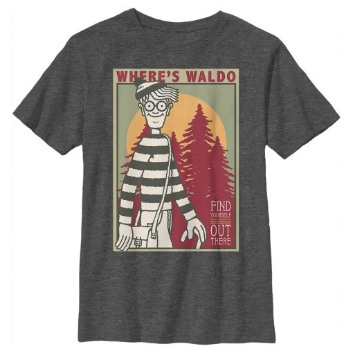 Boy’s Where’s Waldo Travel Poster T-Shirt