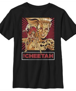 Boy’s Wonder Woman 1984 Cheetah Comic Portrait T-Shirt