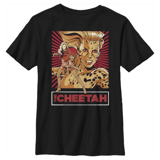 Boy’s Wonder Woman 1984 Cheetah Comic Portrait T-Shirt