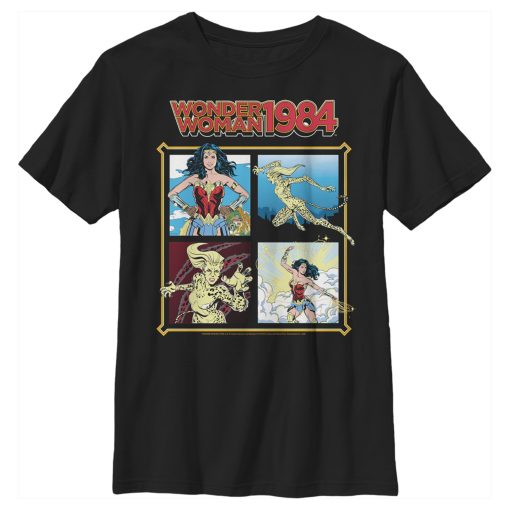 Boy’s Wonder Woman 1984 Comic Panels T-Shirt