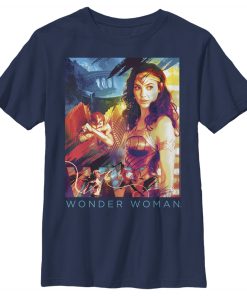 Boy’s Wonder Woman 1984 Movie Collage T-Shirt