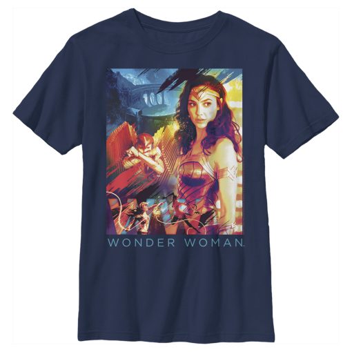 Boy’s Wonder Woman 1984 Movie Collage T-Shirt