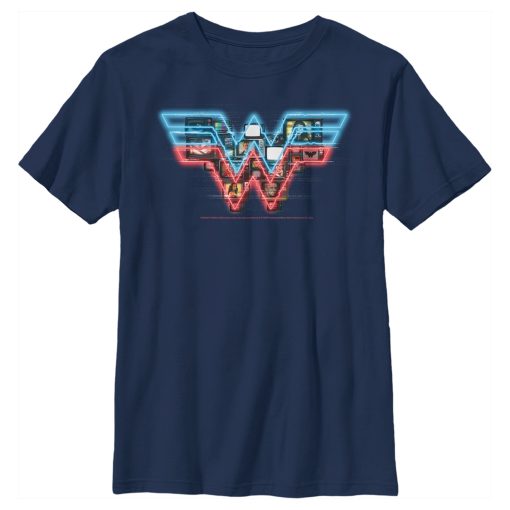 Boy’s Wonder Woman 1984 TV Logo Overlay T-Shirt