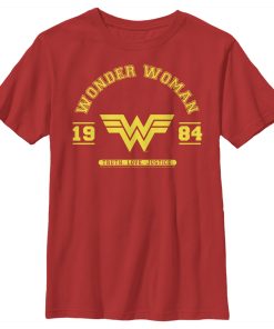 Boy’s Wonder Woman 1984 WW Collegiate T-Shirt