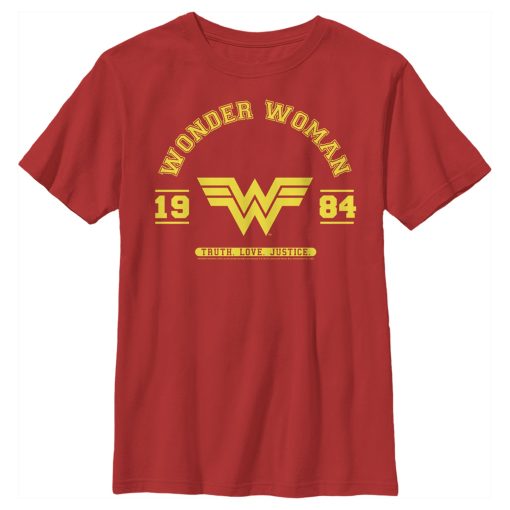 Boy’s Wonder Woman 1984 WW Collegiate T-Shirt