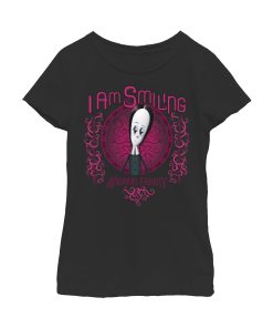 Girl’s Addams Family Wednesday I Am Smiling T-Shirt