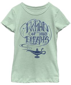 Girl’s Aladdin Woman of Many Dreams Lamp T-Shirt