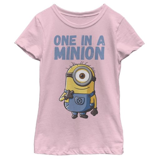 Girl’s Despicable Me Cute One in a Minion T-Shirt