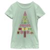 Girl’s Despicable Me Ugly Christmas Minons Tree 2D T-Shirt