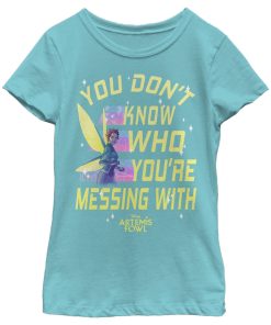 Girl’s Disney Artemis Fowl Don’t Mess with Fairy T-Shirt