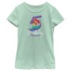 Girl’s Disney The Little Mermaid 5th Birthday T-Shirt