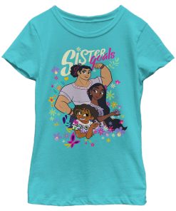 Girl’s Encanto Flower Sister Goals T-Shirt