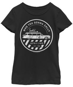 Girl’s Ghostbusters Ecto-1 Wagon Logo T-Shirt