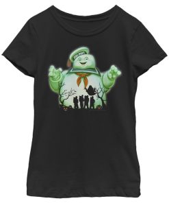 Girl’s Ghostbusters Halloween Stay Puft Marshmallow Man T-Shirt