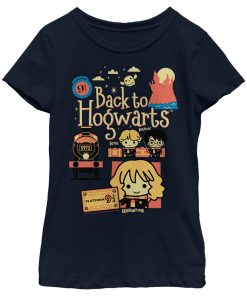 Girl’s Harry Potter Back to Hogwarts Cartoon T-Shirt