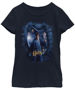 Girl’s Harry Potter Chamber Of Secrets Harry Portrait T-Shirt
