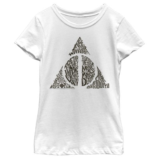 Girl’s Harry Potter Deathly Hallows Secret T-Shirt