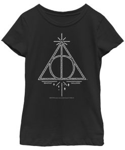 Girl’s Harry Potter Deathly Hallows Symbol T-Shirt