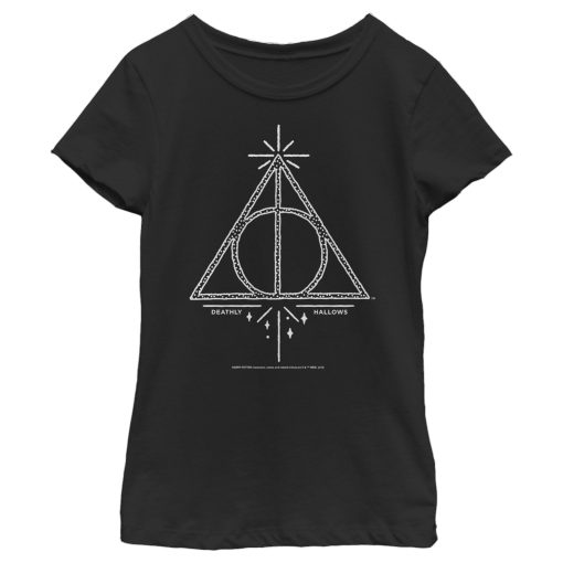 Girl’s Harry Potter Deathly Hallows Symbol T-Shirt