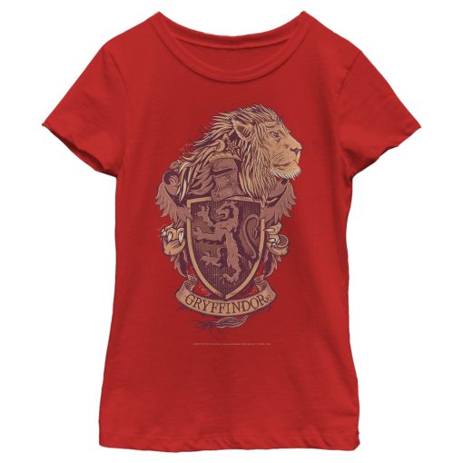 Girl’s Harry Potter Gryffindor Coat of Arms T-Shirt