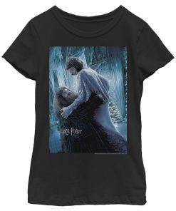 Girl’s Harry Potter Hagrid And Madame Maxim Character Poster T-Shirt