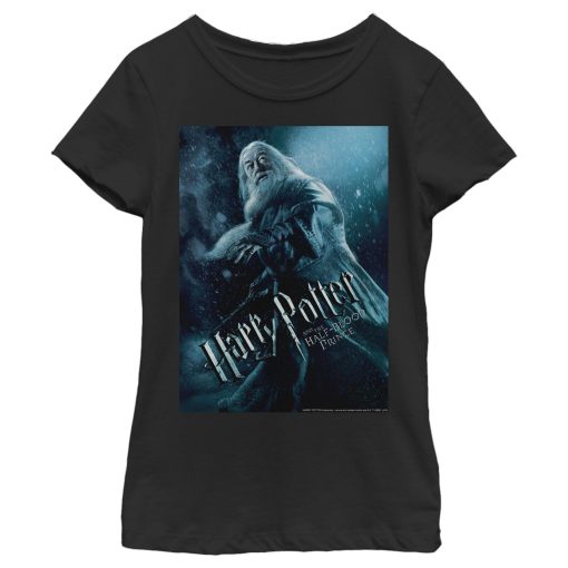 Girl’s Harry Potter Half-Blood Prince Dumbledore Poster T-Shirt