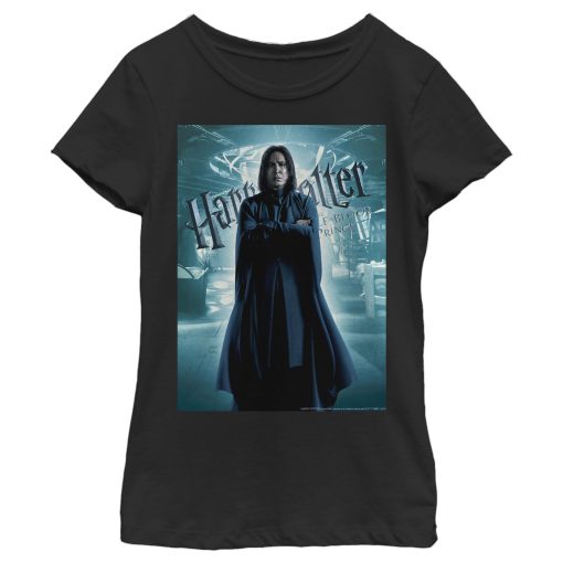 Girl’s Harry Potter Half-Blood Prince Snape Poster T-Shirt