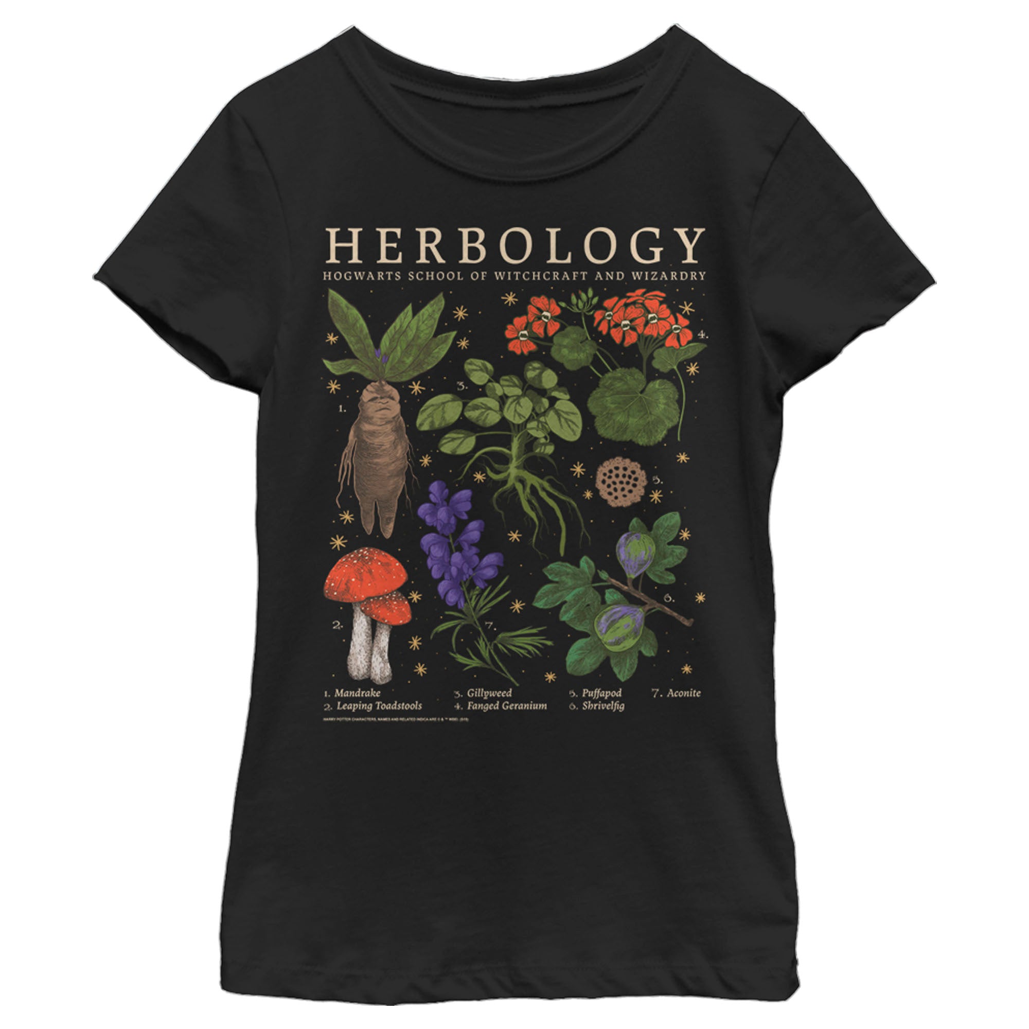 Girl's Harry Potter Hogwarts Herbology T-Shirt Girl's Harry Potter Hogwarts Herbology T-Shirt