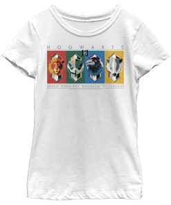 Girl’s Harry Potter Hogwarts House Mascots T-Shirt