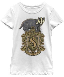 Girl’s Harry Potter Hufflepuff Crest T-Shirt