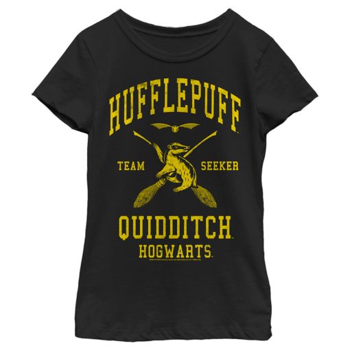 Girl’s Harry Potter Hufflepuff Quidditch Seeker T-Shirt